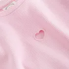 Cool Club, T-shirt dziewczęcy, prążkowany, różowy