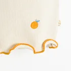 Cool Club, Top dziewczęcy, prążkowany, beżowy