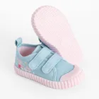 Cool Club, Trampki dziewczęce, niebieskie, Zdrowa Stopa, podeszwa Barefoot, Świnka Peppa