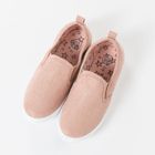 Cool Club, Trampki slip on dziewczęce, różowe, brokatowe