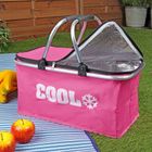 Cool, torba termiczna, koszyk, różowa, 35l