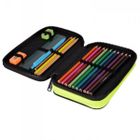 CoolPack, Jumper 2, piórnik rozkładany, podwójny, z wyposażeniem, Gradient Lemon