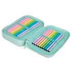 CoolPack, Jumper 2, piórnik rozkładany, podwójny, z wyposażeniem, Pastel Powder Mint