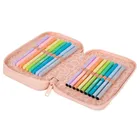 CoolPack, Jumper 2, piórnik rozkładany, podwójny, z wyposażeniem, Pastel Powder Peach