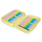 CoolPack, Jumper 2, piórnik rozkładany, podwójny, z wyposażeniem, Pastel Powder Yellow