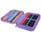 CoolPack, Jumper 2, piórnik rozkładany, podwójny, z wyposażeniem, White Bunny