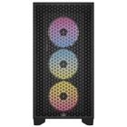 Corsair, obudowa komputerowa, 3000D Airflow RGB TG Mid-Tower, czarna