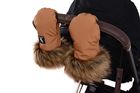Cottonmoose, rękawice do wózka z futerkiem, Black