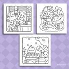 Cozy Friends. Urocza i relaksująca kolorowanka