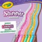 Crayola, flamastry błyszczące, 8 szt.