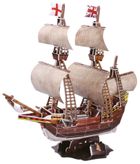 Cubic Fun, Żaglowiec Mayflower, puzzle 3D, 111 elementów