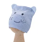 Czapka chłopięca, niebieska, hipopotam, Eevi
