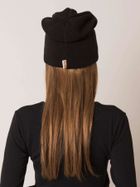 Czapka damska, czarna, Rue Paris