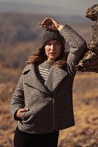 Czapka damska, szara, Moodo