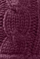 Czapka dziecięca, bordowa, pompon, Döll