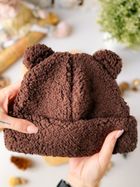 Czapka dziecięca, brązowa, Iltom