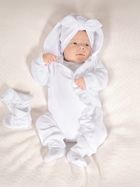 Czapka dziewczęca, biała, Nicol