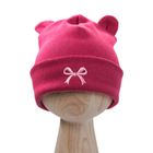 Czapka dziewczęca, bordowa, Eevi