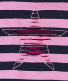 Czapka dziewczęca, różowa, paski, gwiazdka, Döll