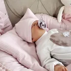 Czapka dziewczęca, różowa, zestaw, 2 szt., MimiNu