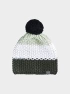 Czapka męska z pomponem, mix, 4F