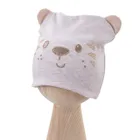 Czapka niemowlęca, beżowa, tygrys, Eevi