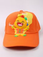 Czapka z daszkiem dziecięca, pomarańczowa, Yoclub