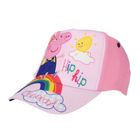 Czapka z daszkiem, Okulary przeciwsłoneczne, różowe, Świnka Peppa, Cerda