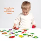 CzuCzu, Puzzle do pary, Owoce i warzywa, 2 elementy, 18m+