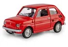 Daffi, Kolekcja Polskiej Motoryzacji, Fiat 126p, pojazd, model metalowy, czerwony, 1:43