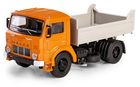 Daffi, Kolekcja Polskiej Motoryzacji, Jelcz 317, wywrotka, pojazd, model metalowy, pomarańczowy, 1:43