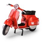 Daffi, MSZ, 1976 Vespa 200 Rally, skuter, model metalowy, czerwony, 1:18