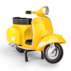 Daffi, MSZ, 1976 Vespa 200 Rally, skuter, model metalowy, żółty, 1:18
