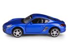 Daffi, MSZ, Porsche Cayman S, pojazd, model metalowy, niebieski, 1:32