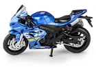 Daffi, MSZ, Suzuki GSX-R1000, motocykl, model metalowy, niebieski, 1:18