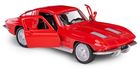Daffi, RMZ City, Chevrolet Corvette Stingray 1963, pojazd, model metalowy, czerwony, 1:32