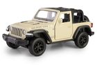 Daffi, RMZ City, Jeep Wrangler Rubicon 2021, Convertible, pojazd, model metalowy, beżowy, 1:35