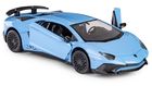 Daffi, RMZ City, Lamborghini Aventador LP750-4 Superveloce, pojazd, model metalowy, niebieski, 1:32