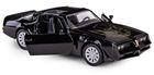 Daffi, RMZ City, Pontiac Firebird 1978, pojazd, model metalowy, czarny, 1:32