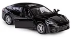 Daffi, RMZ City, Porsche Panamera Turbo, pojazd, model metalowy, czarny, 1:42