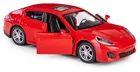 Daffi, RMZ City, Porsche Panamera Turbo, pojazd, model metalowy, czerwony, 1:32