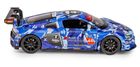 Daffi, RMZ Hobby, Audi R8 2015 blue H-111, pojazd, interaktywny model metalowy, 1:32