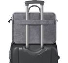 Defender, Solid Leather, torba na laptopa 15,6", szara
