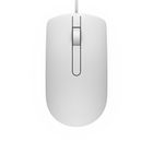 Dell, mysz przewodowa, 1000dpi, biała
