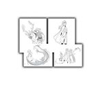 Diakakis, Kraina Lodu, kolorowanka z naklejkami