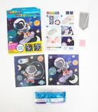 Diamond Dotz by number, diamentowa mozaika, Fun in space, 2 obrazki