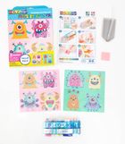 Diamond Dotz by number, diamentowa mozaika, Tiny monsters 2 obrazki