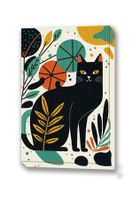 Diamond Dotz, diamentowa mozaika, Boho cat