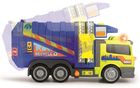 Dickie, śmieciarka, auto, żółto-niebieska, 39 cm