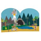 Dinozaury. Zestaw naklejek wielokrotnego użytku